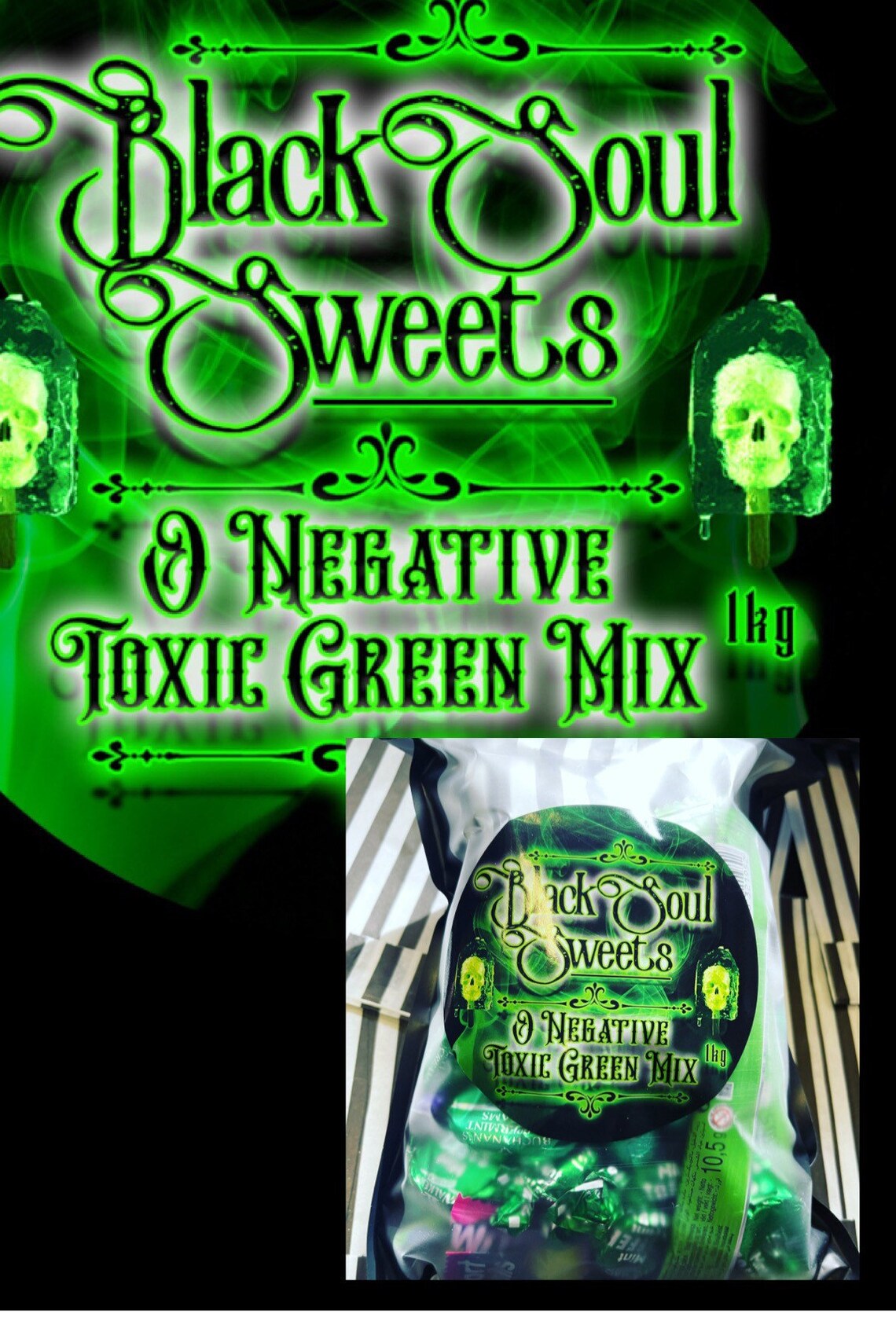 But Debbie... Pastels Large Gothic 1kg Vegan Treat Bag 4 Etsy