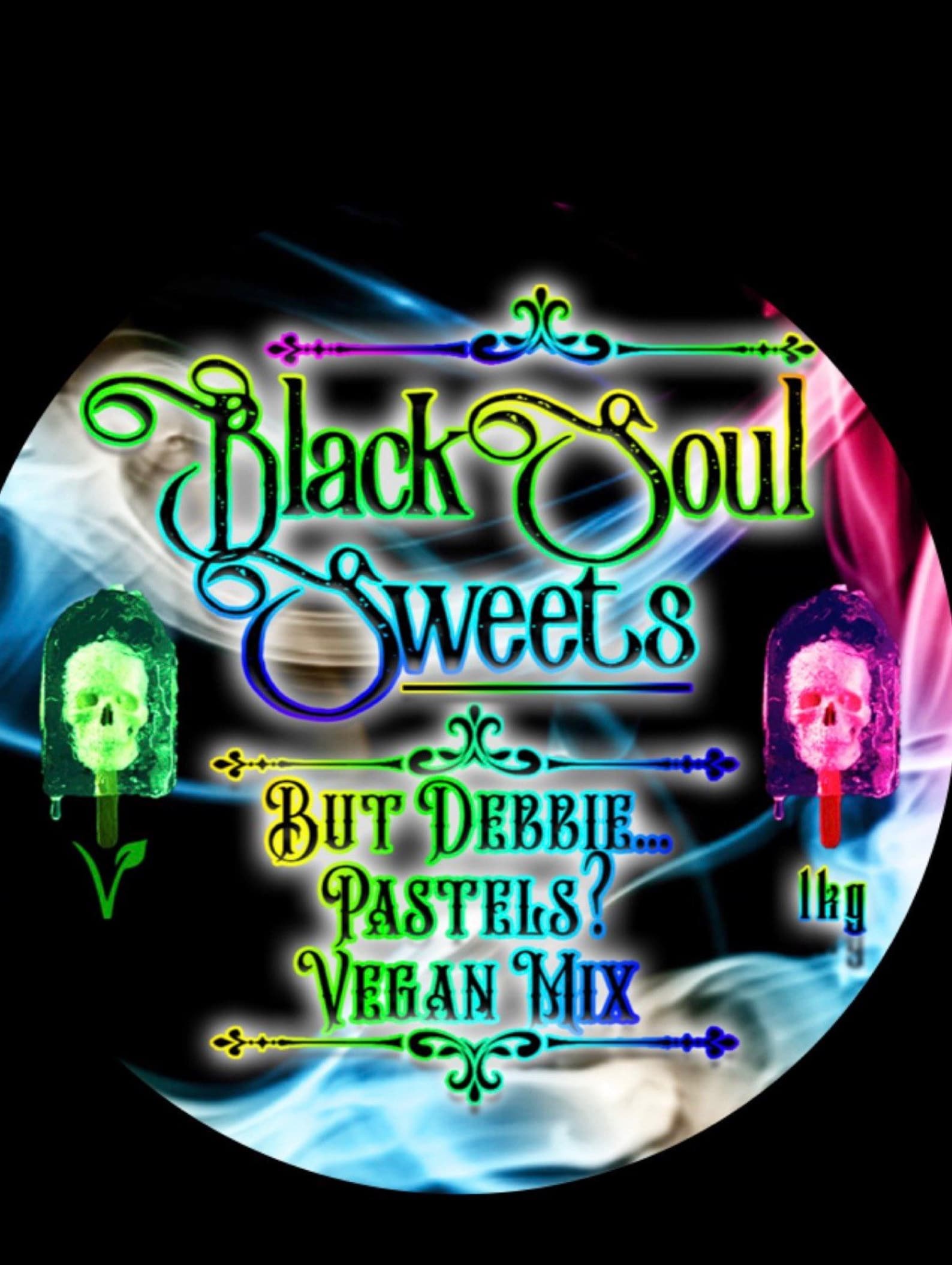 But Debbie... Pastels Large Gothic 1kg Vegan Treat Bag 4 Etsy