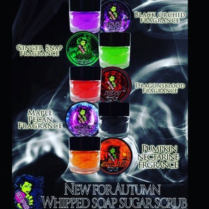 Autumn whipped soap body sugar scrubs hexbomb scrubs