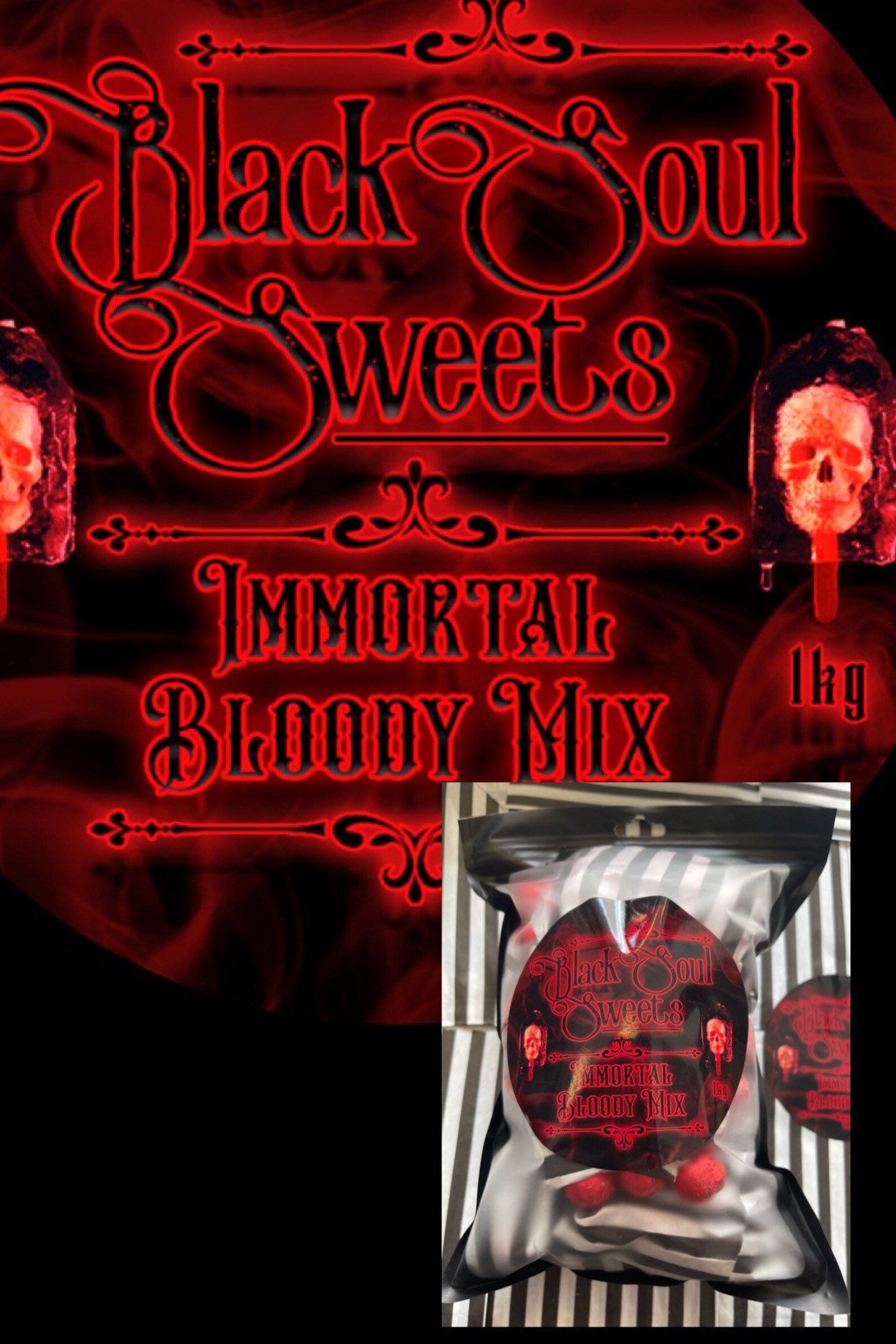 But Debbie... Pastels Large Gothic 1kg Vegan Treat Bag 4 Etsy