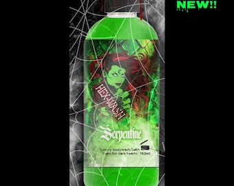 New! Hexoween serpentine bubble bath showergel