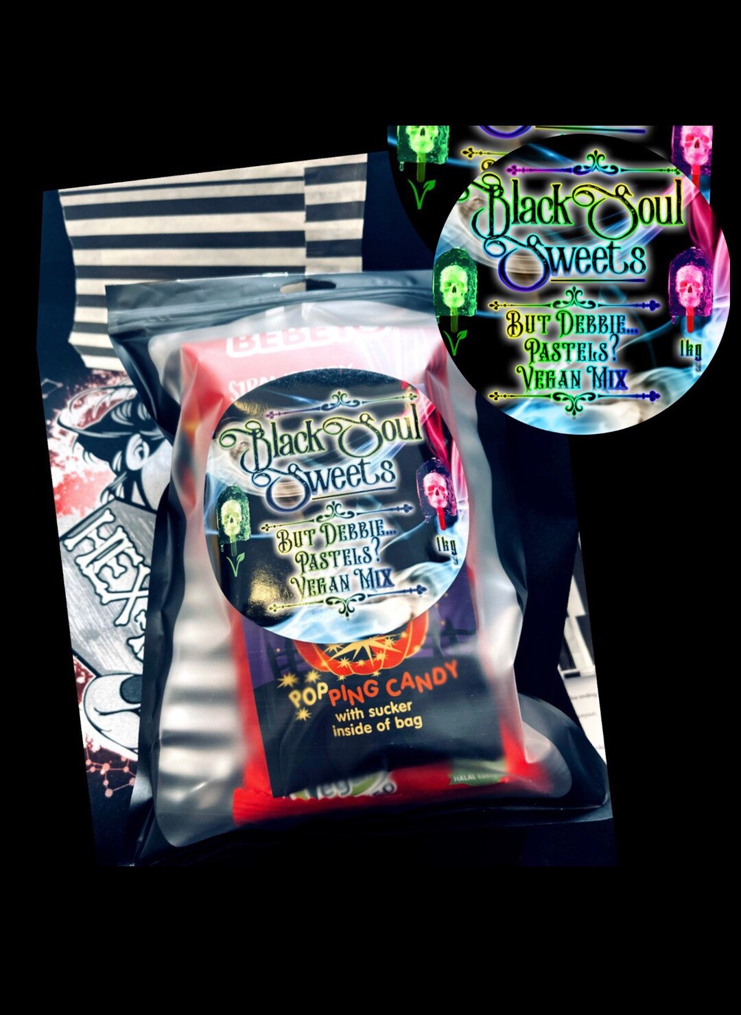 But Debbie... Pastels Large Gothic 1kg Vegan Treat Bag 4 Types Etsy