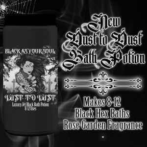 Dust to dust black as your soul bath potion 400g