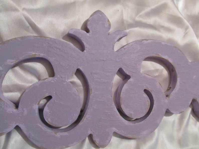Pastel Lavender WALL PEDIMENT, Door or Frame Topper, Wall Decor, Wood ...