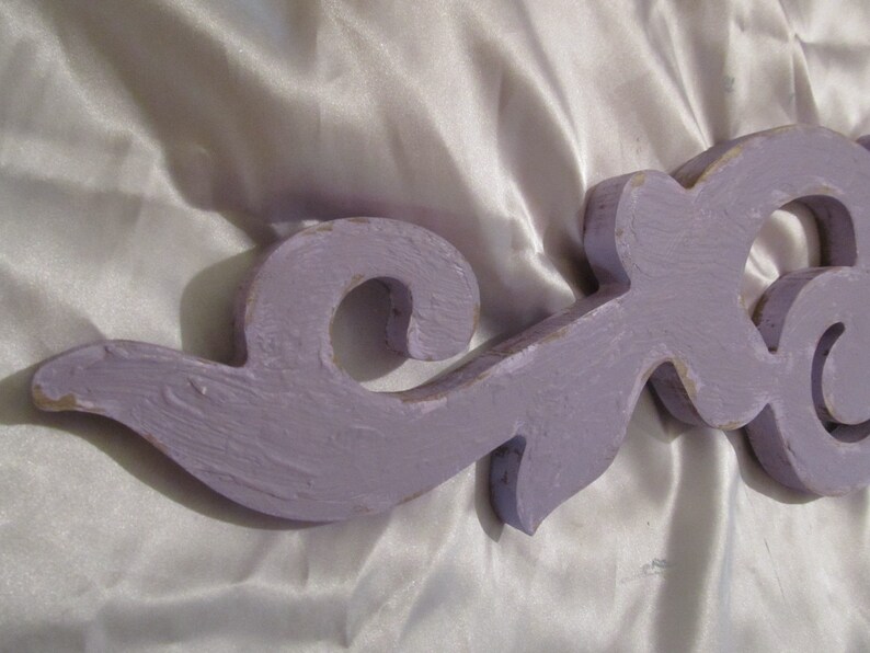 Pastel Lavender WALL PEDIMENT, Door or Frame Topper, Wall Decor, Wood ...