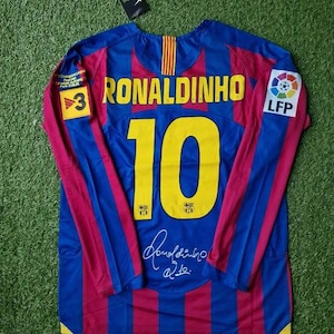 Ronaldinho Barcelona Jersey Kids - Etsy