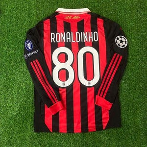 Long sleeve ac milan ronaldinho jersey - Etsy 日本