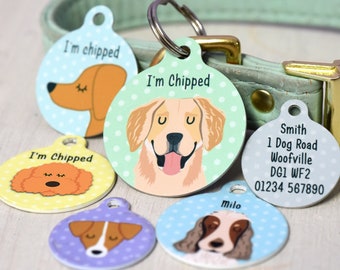 Dog Tag - Dog Tags - Dog Tags voor honden - Aangepaste halsbandtags - Dog ID tags - Dog Tag Britain - Gepersonaliseerde Dog Tag - Dog Tag UK - Honden