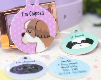 Customized Dog Tag Pet Name Tags for Dog Collar Personalized Pet Tag  Supplier