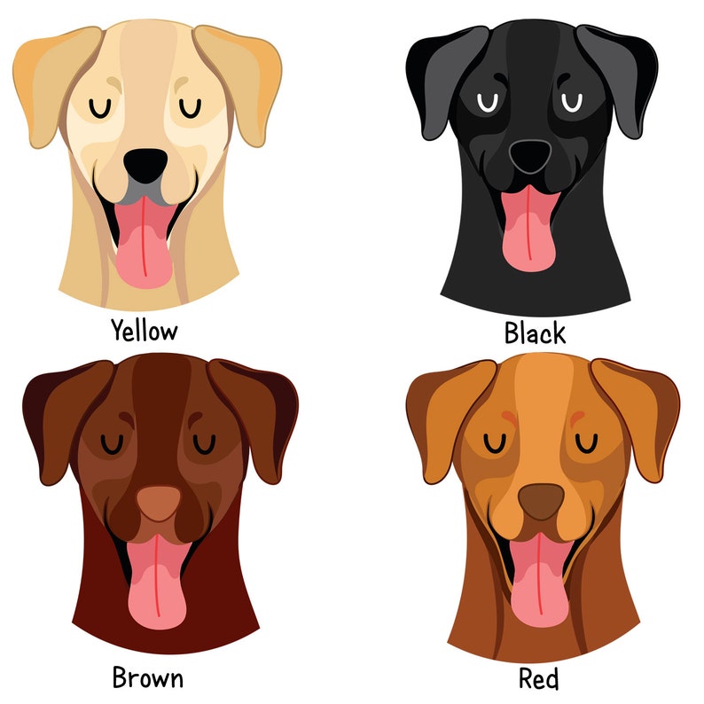 Dog ID Tags Labrador Dog ID Tag Personalised Labrador Dog Etsy