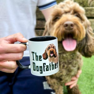 Fathers Day Gift from the Dog, The Dogfather Mug Custom