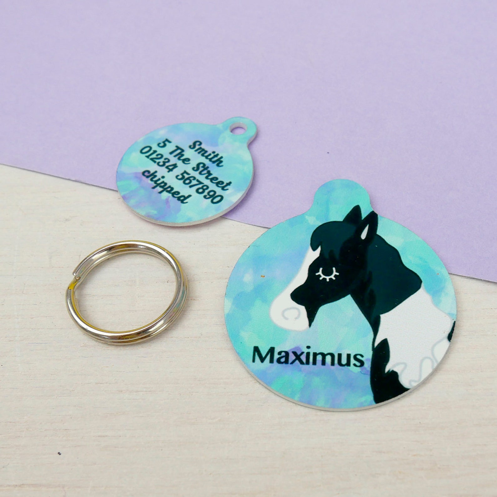 Horse Tack ID Tag Personalised Horse Bridle Tag Etsy