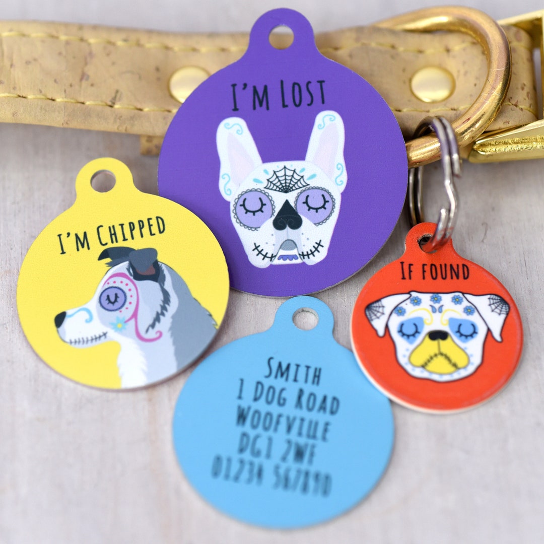 Medaglietta per cani Tag identificativa del cane del giorno Etsy Italia