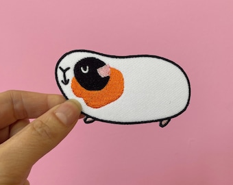 Iron-On Patch Guinea Pig Cute Embroidered Patch for Guinea Pig Lovers