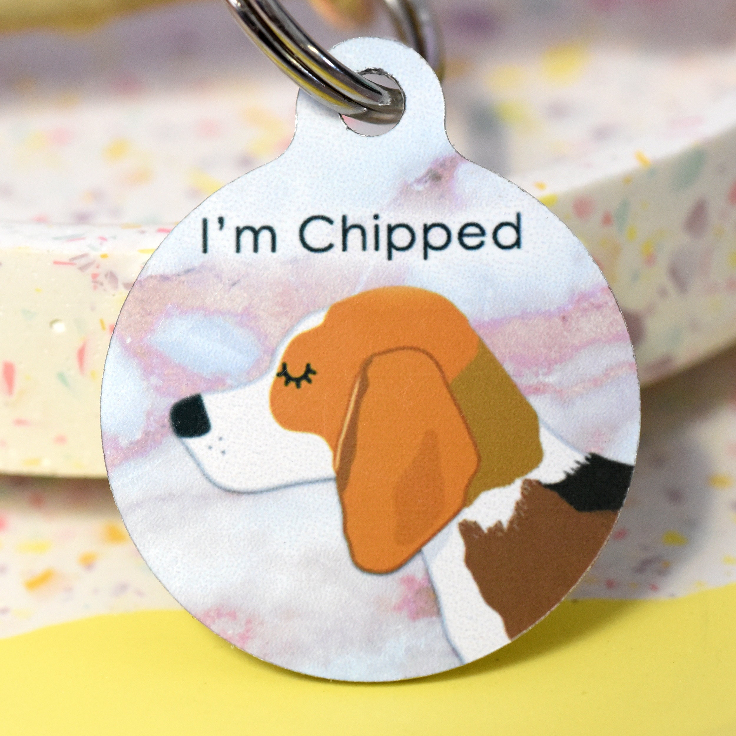 Beagle Dog ID Tag Dog Collar Charm Dog Tag Custom Pet Etsy