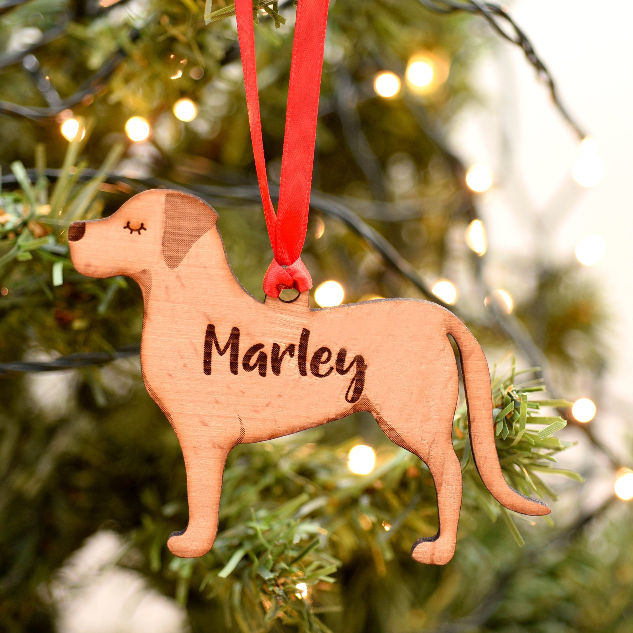 Christmas Dog Decorations Personalised Labrador Decoration Etsy Australia