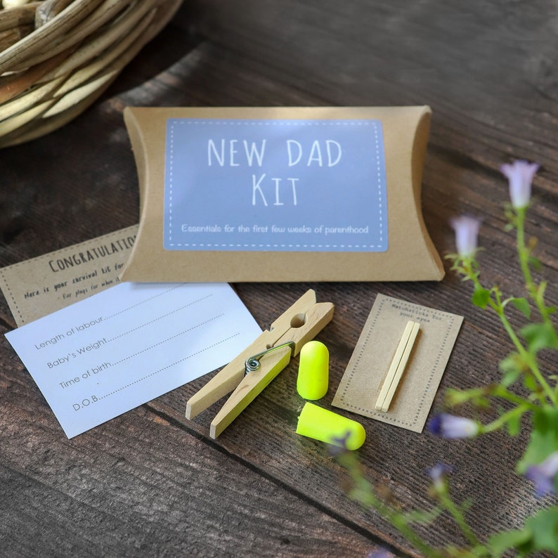 Gift from the Bump, Father's Day Gift for New Dad, Gift from the Baby, Funny New Dad Kit image 1