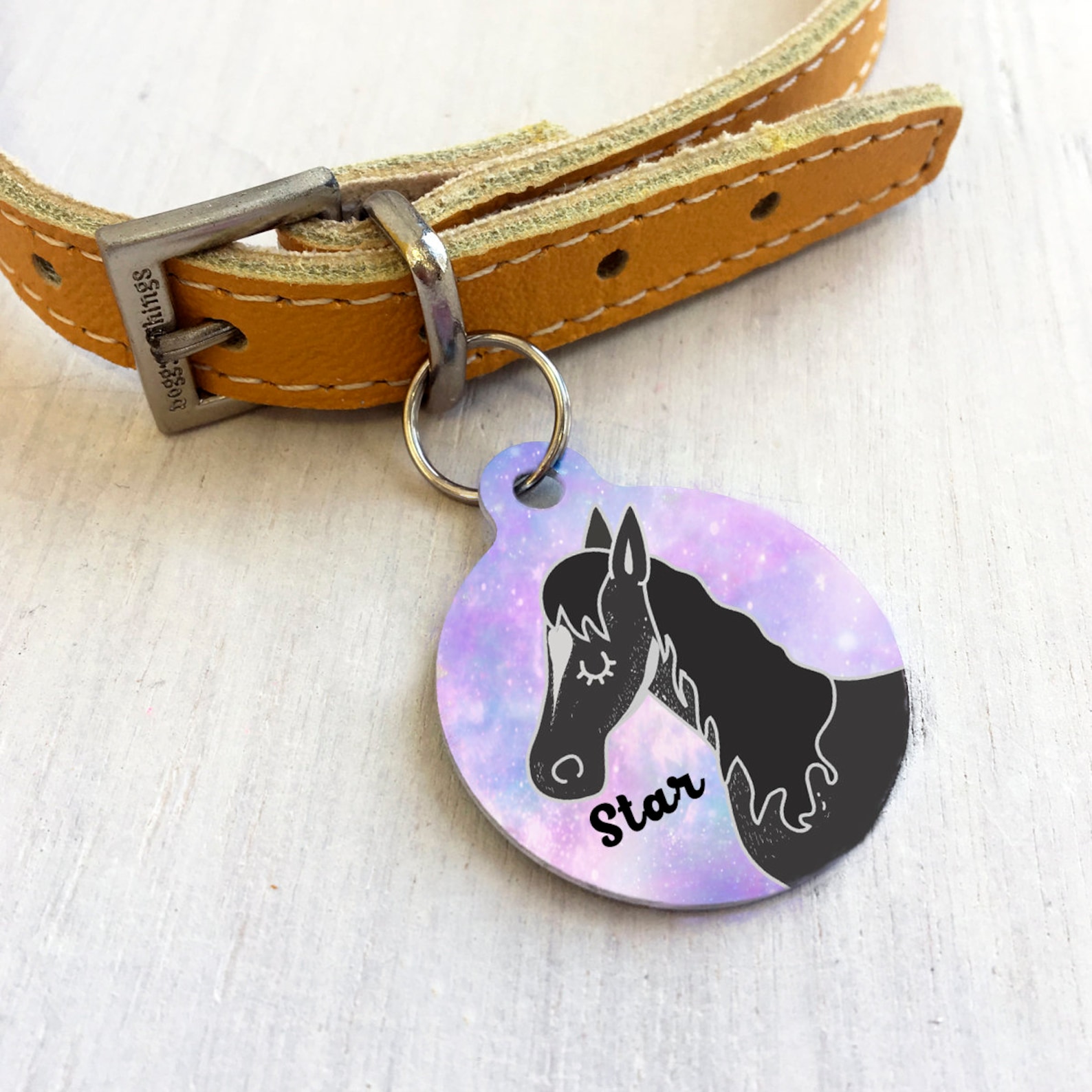 Equestrian Horse ID Tag Personalised Horse Bridle Tag Etsy