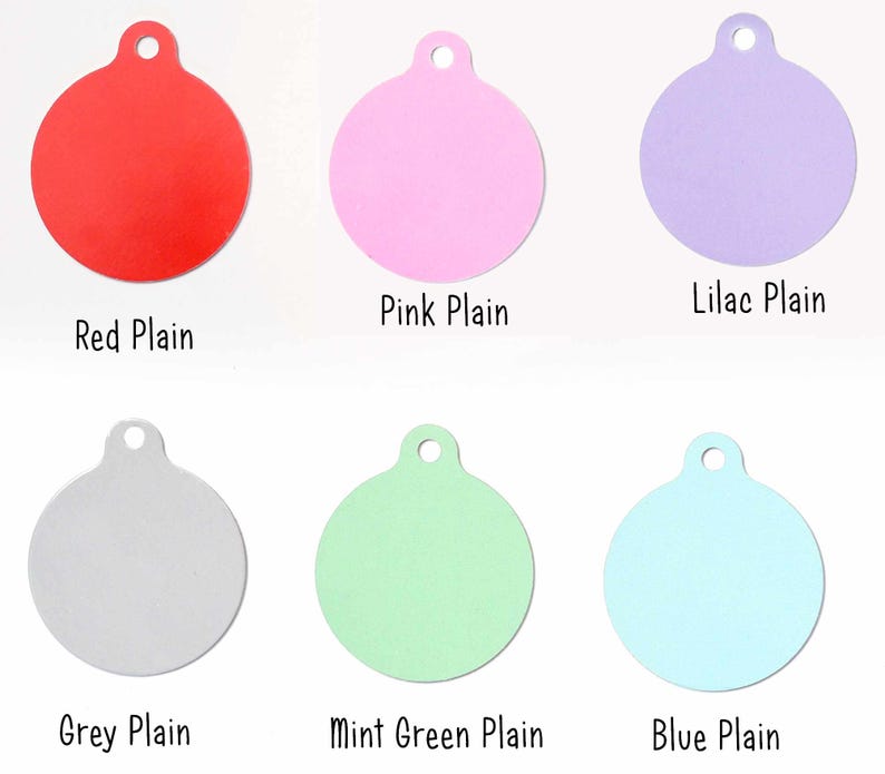 Illustrated Greyhound Dog ID Tag, Personalised Pet Collar Tag image 9