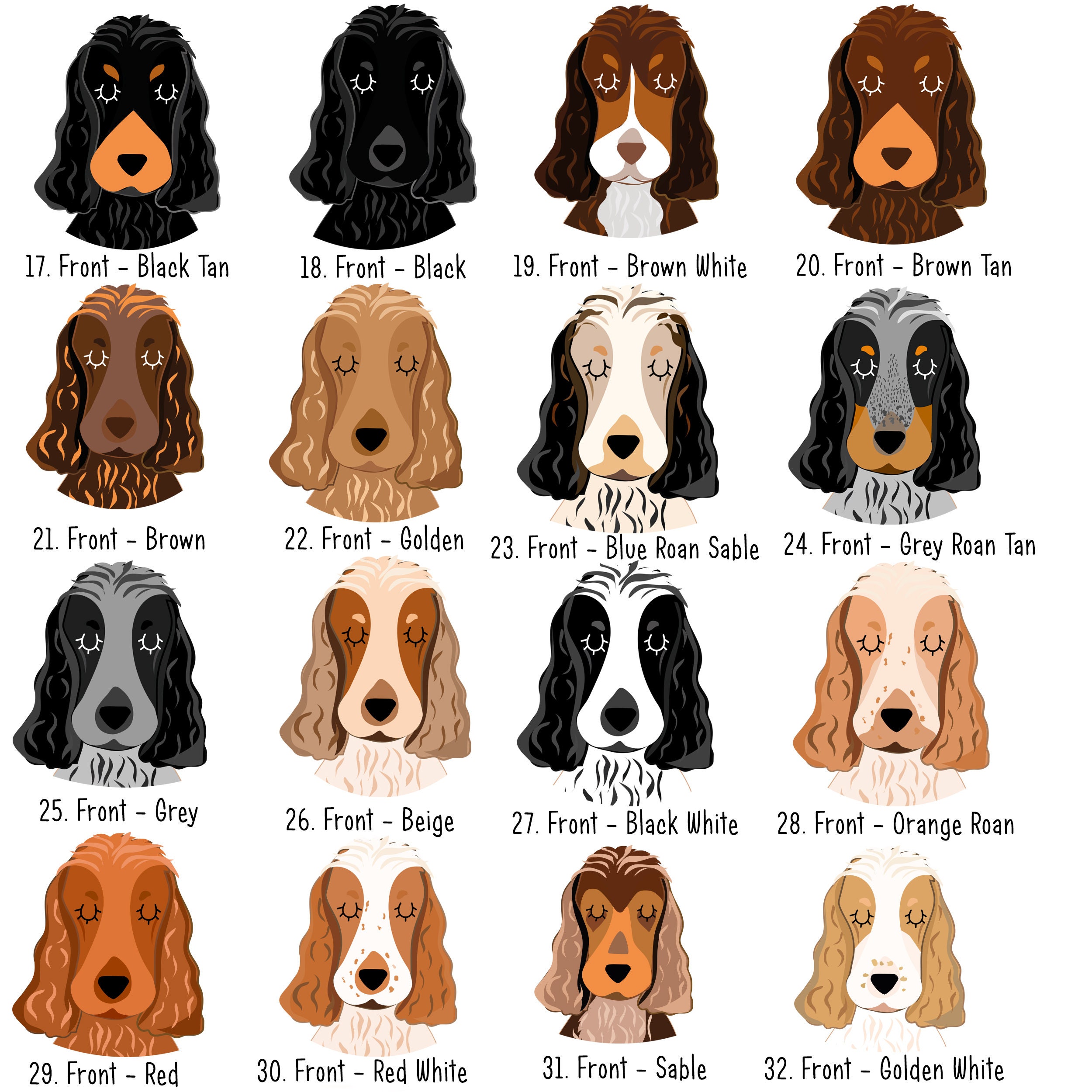 コッカースパニエルカスタム犬IDタグパーソナライズプレミアムタグ 