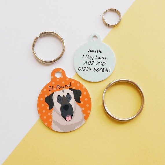personalised puppy tag