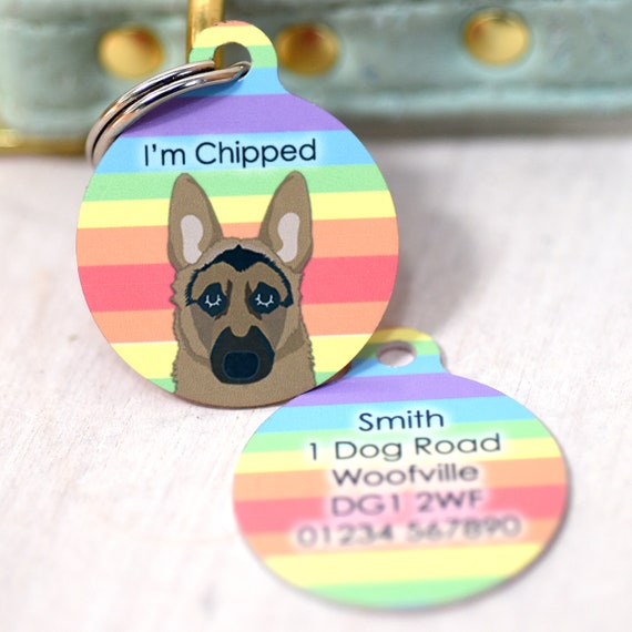 Targhetta personalizzata per collare per cani ID Anti-smarrimento targhetta  per animali domestici targhetta per cani