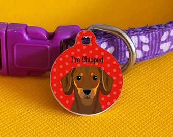 Extra Small Custom Dog ID Tag for Small Breeds and Puppies