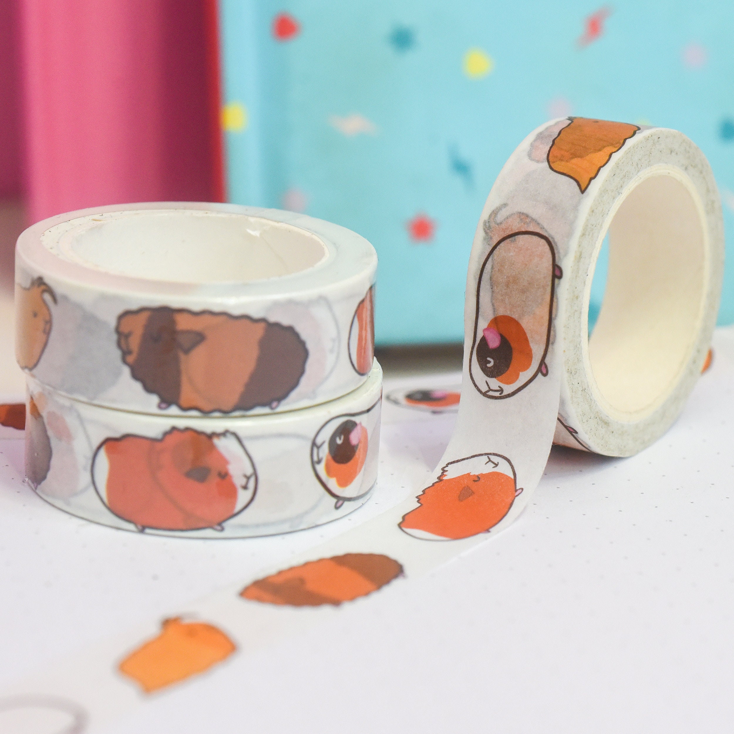 Cute Tape Name Stickers for Children Cartoon Animals Washi Tape  Scrapbooking Supplies Waterproof Stationary Gift School Supplies -  AliExpress