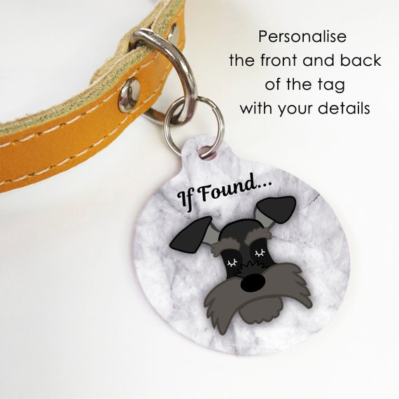 schnauzer dog tag