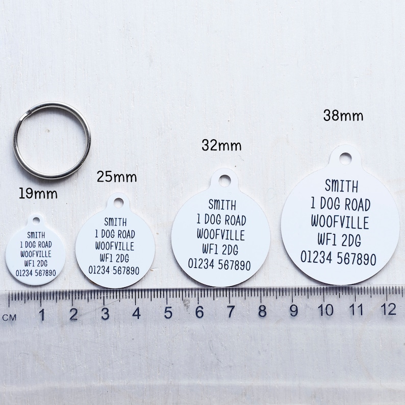 Custom Pygmy Goat Name Tag Collar ID Tag for Pet Farm Etsy