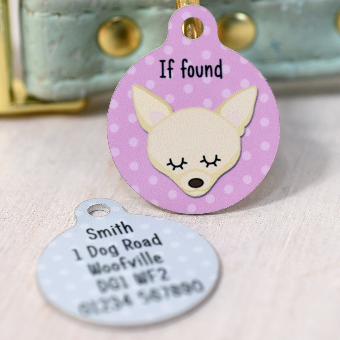 Chihuahua Dog Tag Chihuahua Dog ID Tag Chihuahua Id Tag Etsy