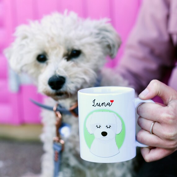 etsy dog mug