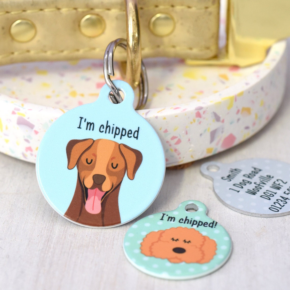 Dog Tag Dog Tags Dog Tags for Dogs Custom Dog Collar Etsy UK
