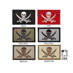 Calico Jack Morale Patch - 2x3 Hook Back - Made in USA