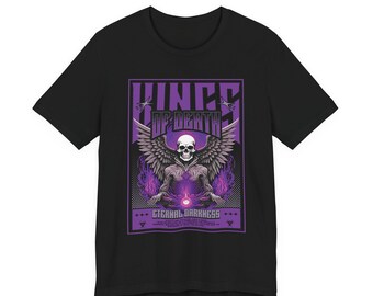 Winged Skull Graphic Tee | Gothic Eternal Darkness T-shirt
