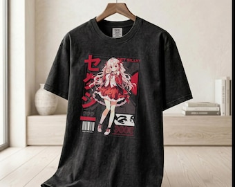 Anime Manga Graphic Shirt, Harajuku Streetwear Clothing, Kawaii Japanese Style Tee