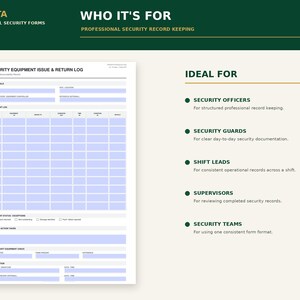 Puede incluir: Un formulario blanco de registro de emisi&oacute;n y devoluci&oacute;n de equipo de seguridad con campos azul claro para fecha, ubicaci&oacute;n y detalles. El documento incluye una cuadr&iacute;cula para seguimiento, casillas de verificaci&oacute;n y l&iacute;neas para firmas.