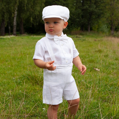 boy suspenders outfit