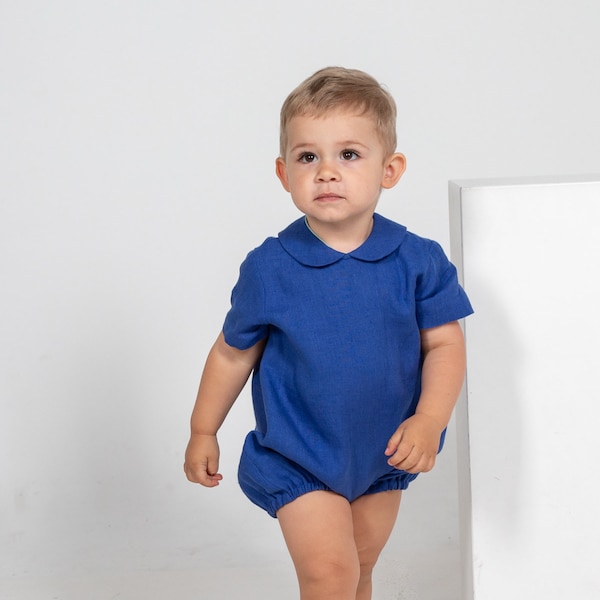 Royal Blue Romper Etsy