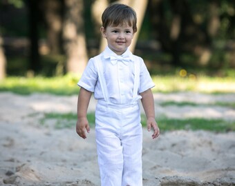 boy suspenders outfit