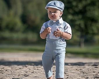 Baby boy top light blue outfit
