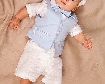 baby boy linen suit
