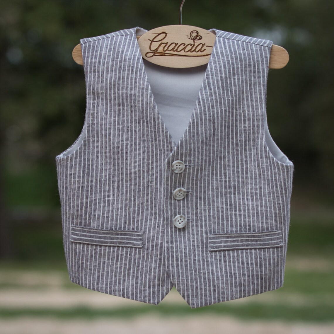 Baby Boy Gray Linen Suit Newsboy Ring Bearer Outfit Toddler Etsy