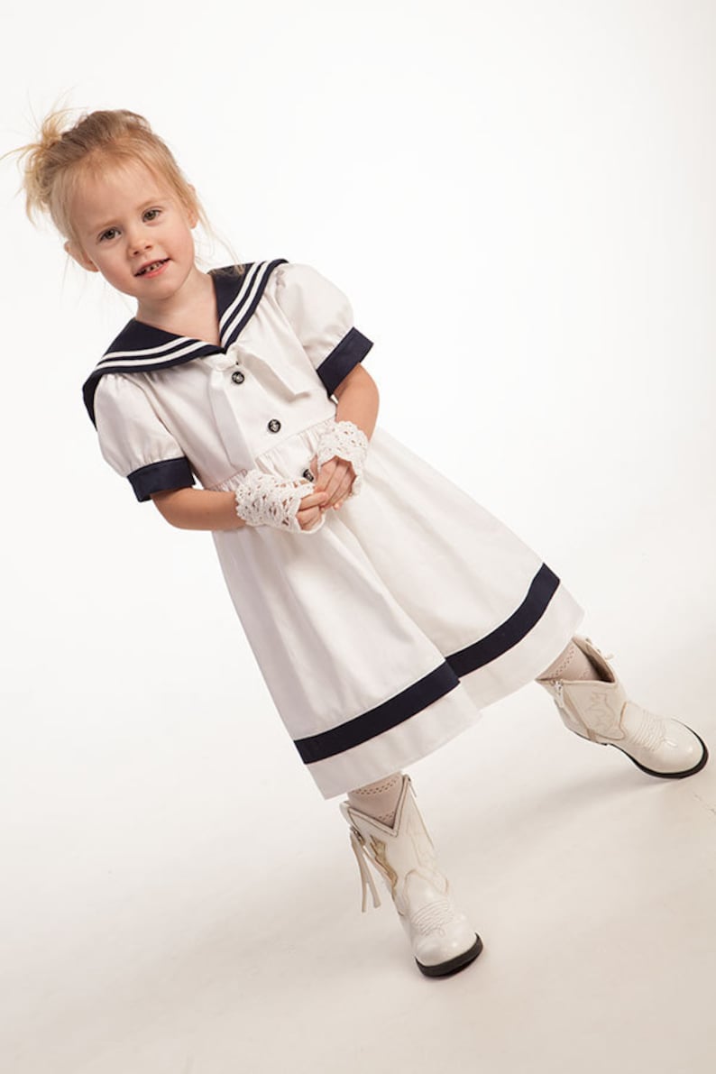 sailor dress baby girl