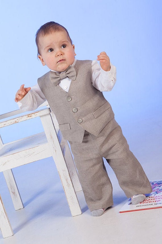 baby boy linen suit