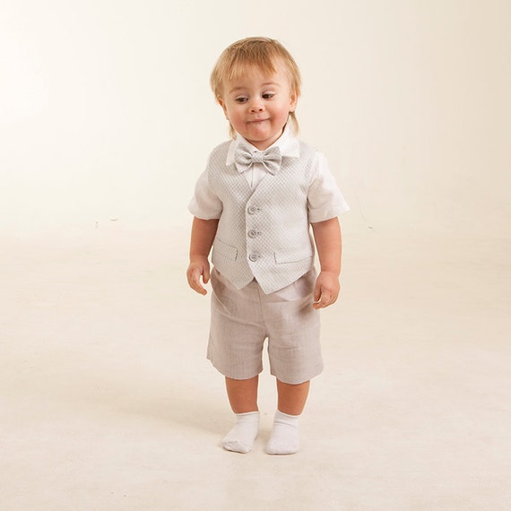 baby boy linen suit