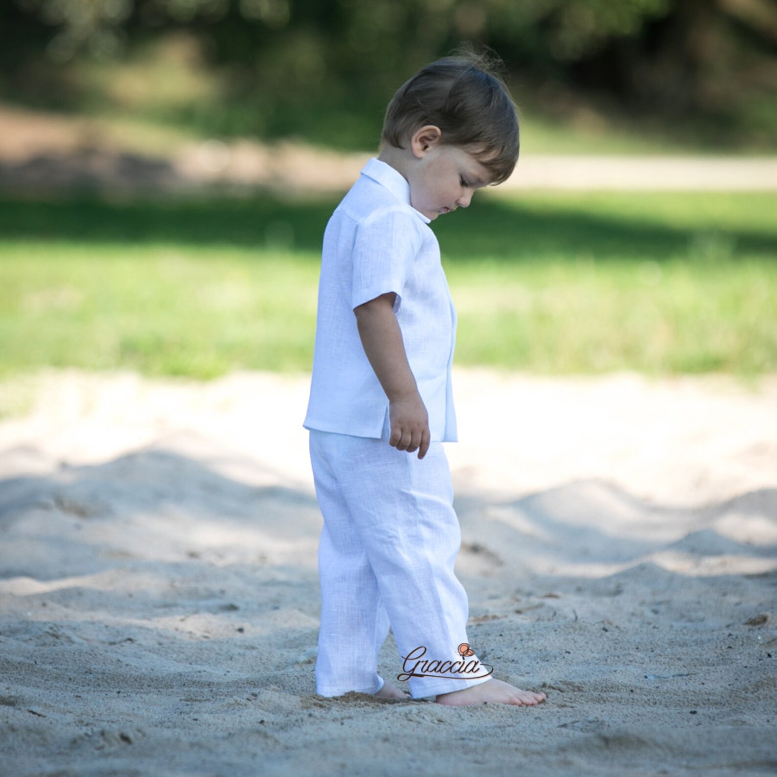 Boy White Linen Pants And Shirt Toddler Boy Trousers Outfit Baby Boy boy-white-linen-pants-and-shirt-toddler-boy-trousers-outfit-baby-boy