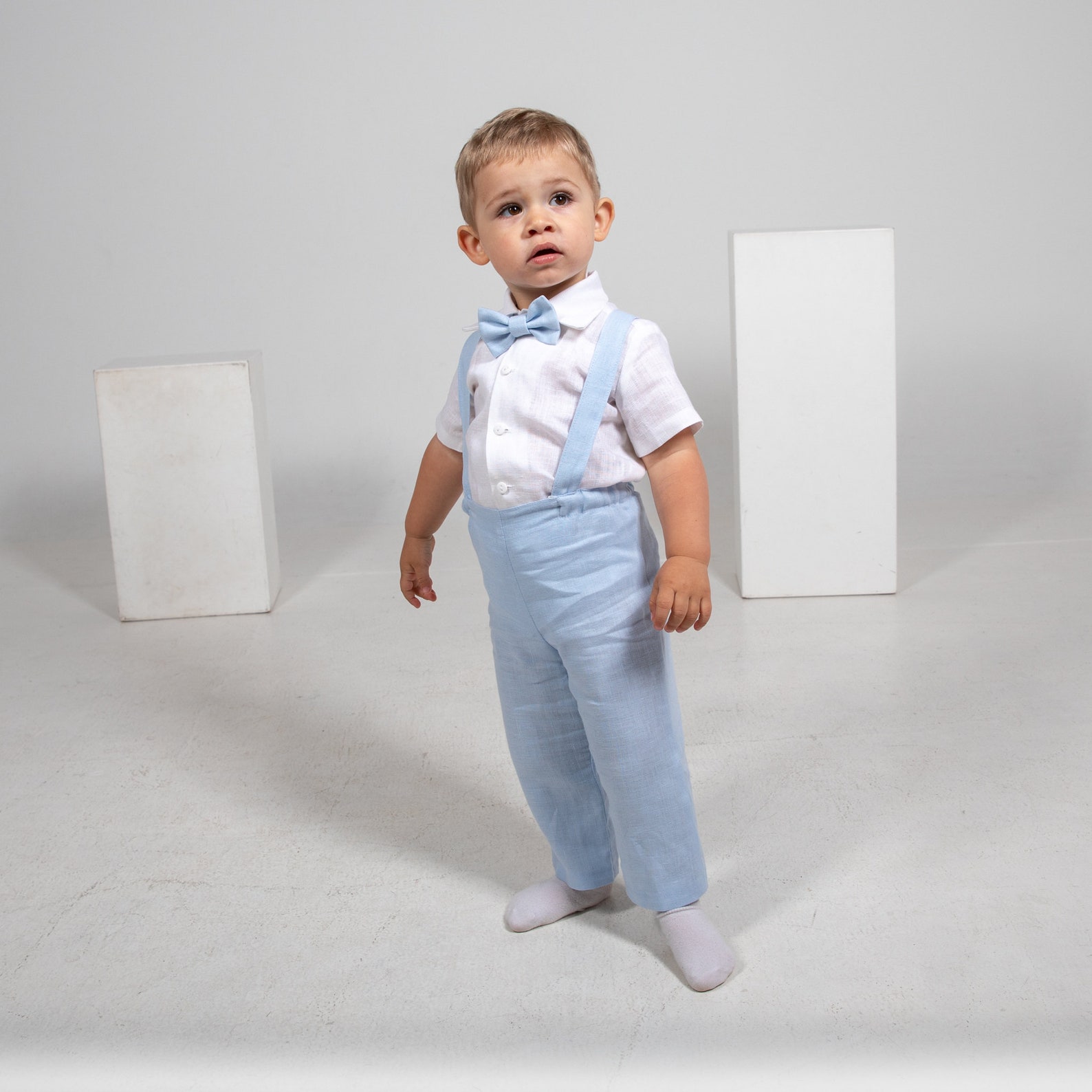 Baby Boy Very Light Blue Suit Toddler Boy Pants With Etsy