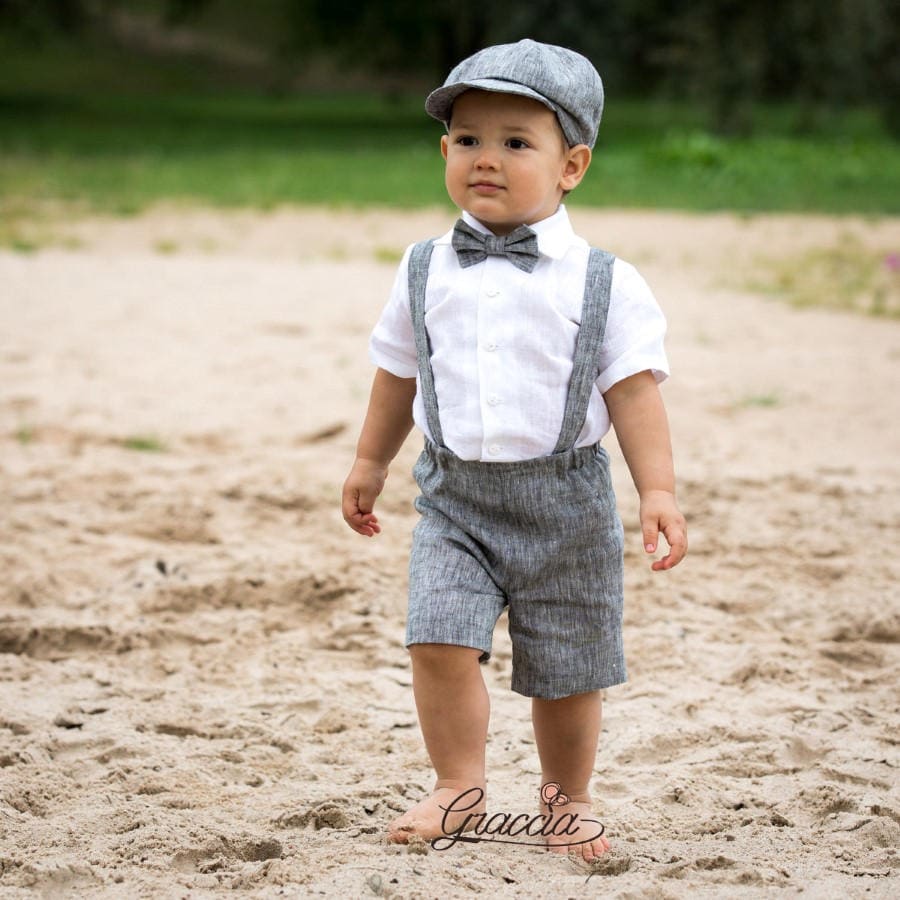 ring bearer shorts outfit