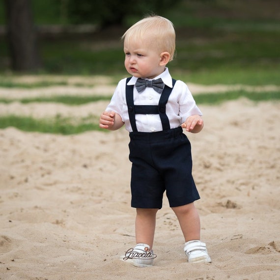 baby boy navy blue outfit